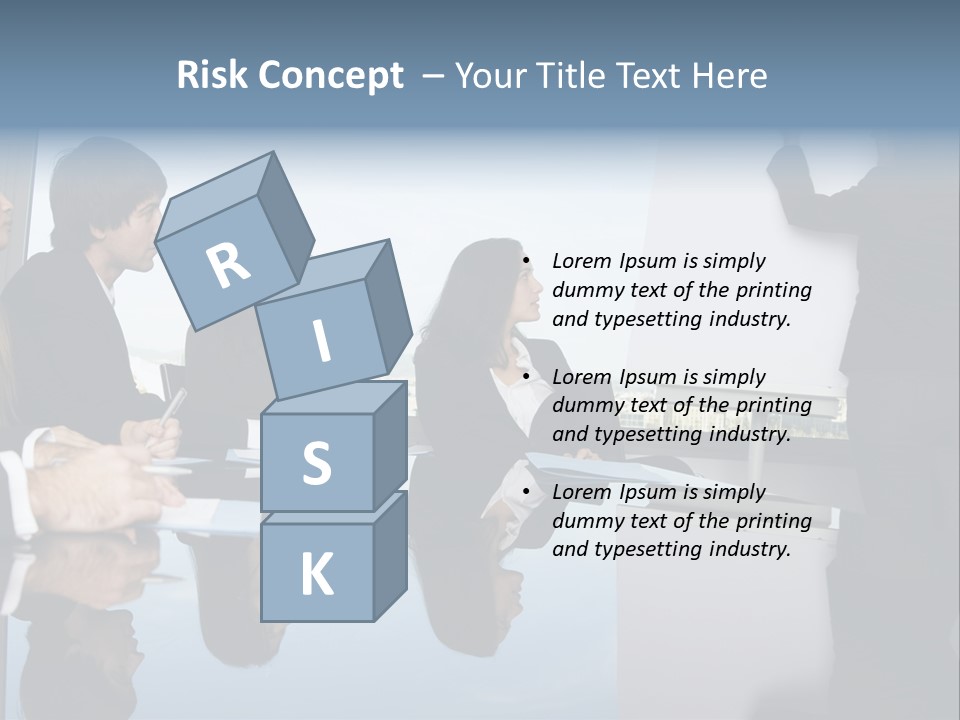 Blue Plan Job PowerPoint Template