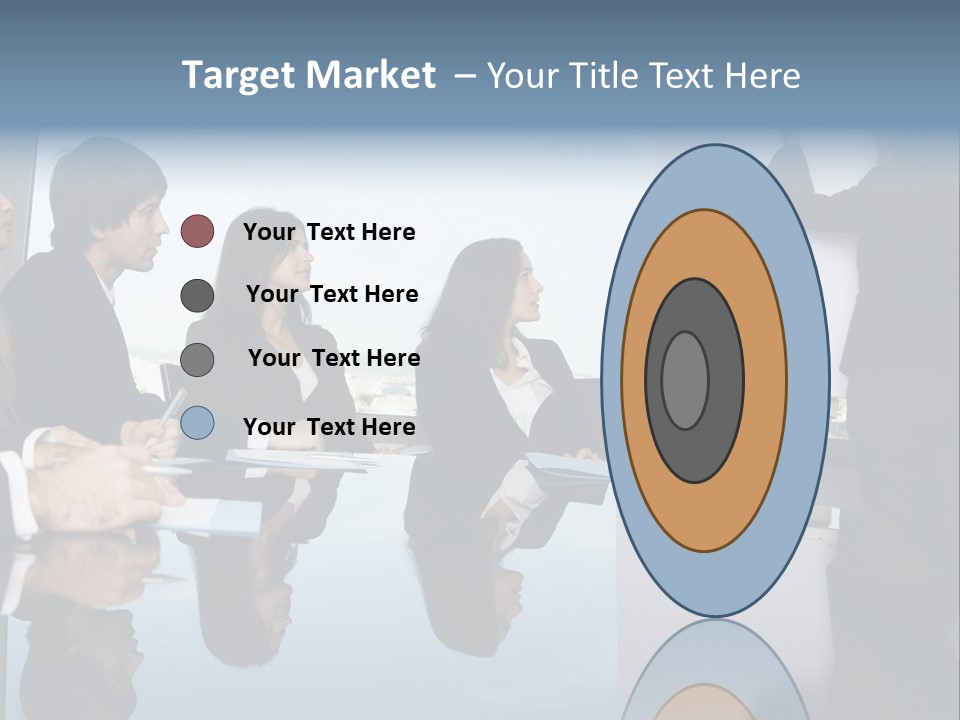 Blue Plan Job PowerPoint Template