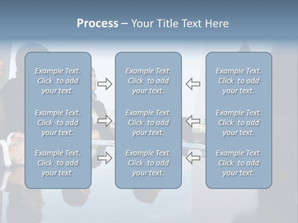Blue Plan Job PowerPoint Template