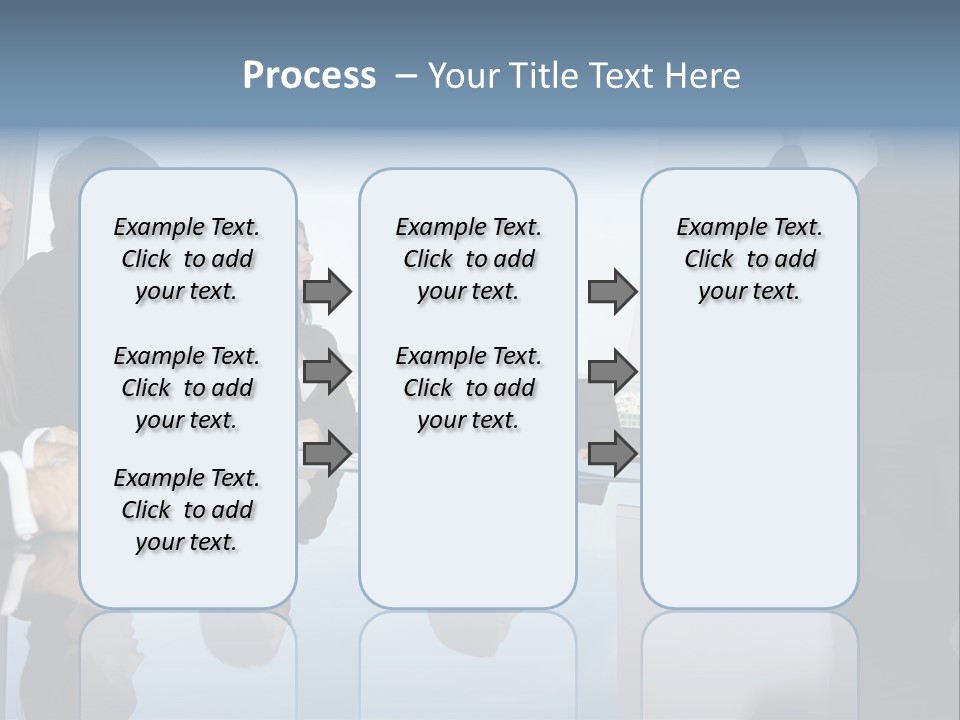 Blue Plan Job PowerPoint Template