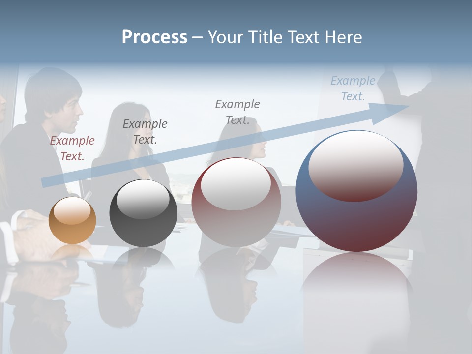 Blue Plan Job PowerPoint Template