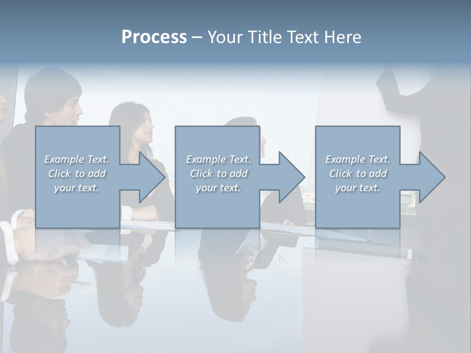 Blue Plan Job PowerPoint Template