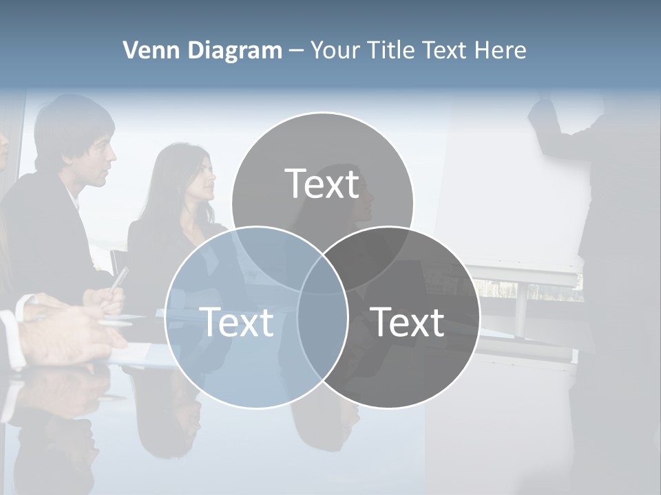 Blue Plan Job PowerPoint Template