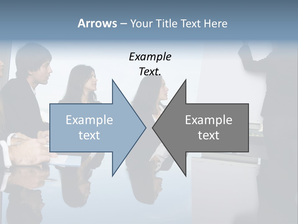 Blue Plan Job PowerPoint Template