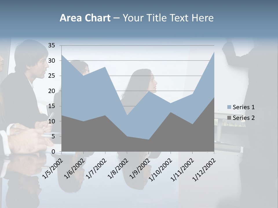 Blue Plan Job PowerPoint Template