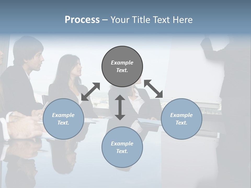 Blue Plan Job PowerPoint Template