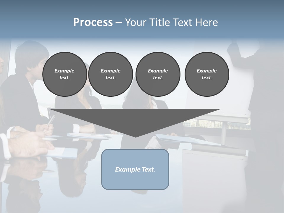Blue Plan Job PowerPoint Template