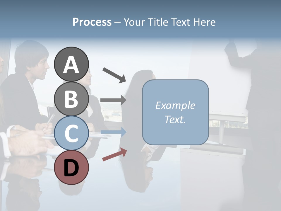 Blue Plan Job PowerPoint Template