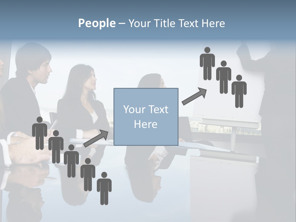 Blue Plan Job PowerPoint Template