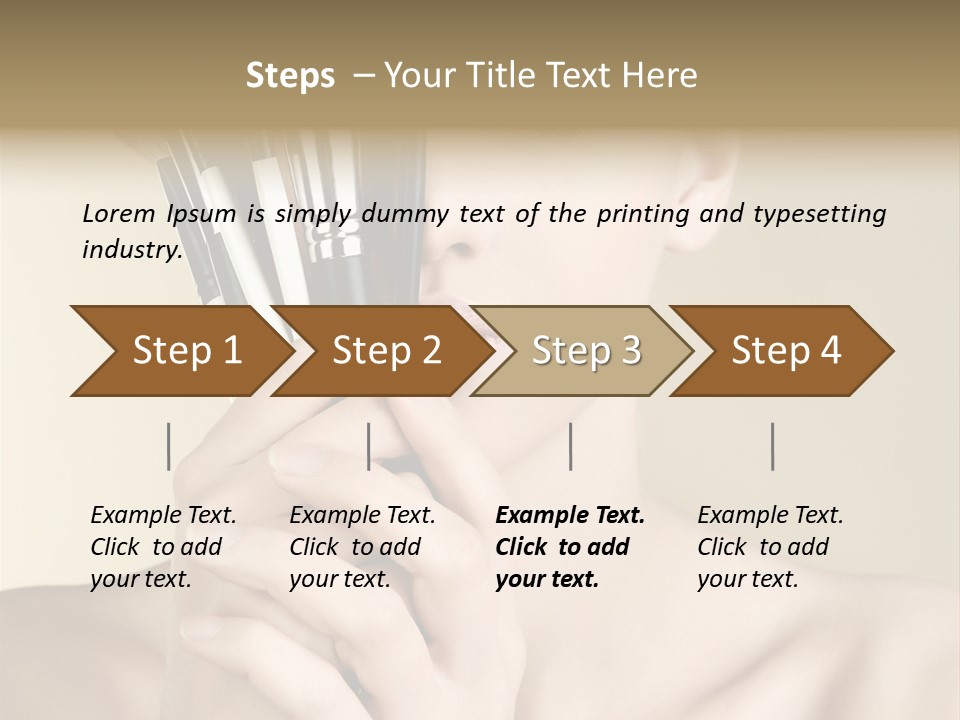 Model People Natural PowerPoint Template