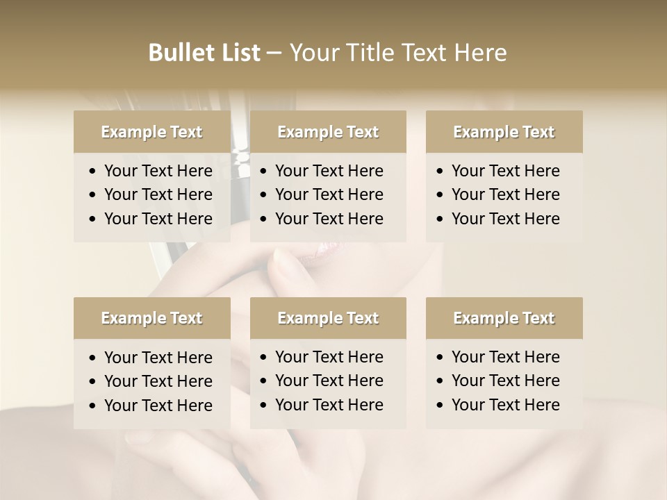 Model People Natural PowerPoint Template