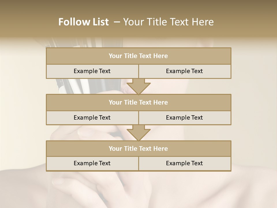 Model People Natural PowerPoint Template