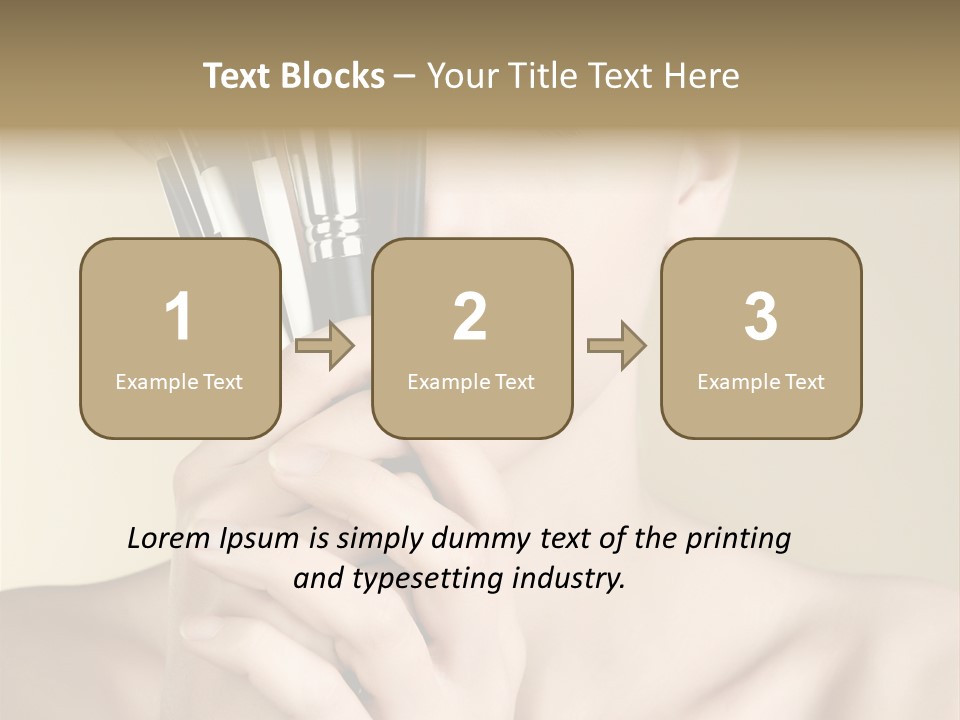 Model People Natural PowerPoint Template