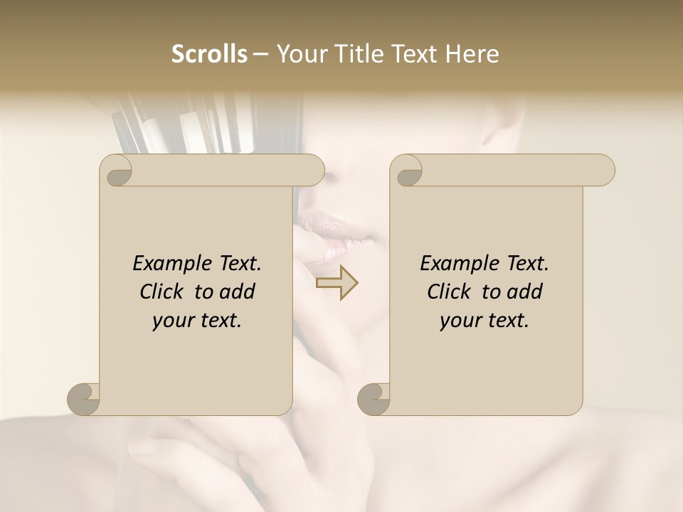 Model People Natural PowerPoint Template