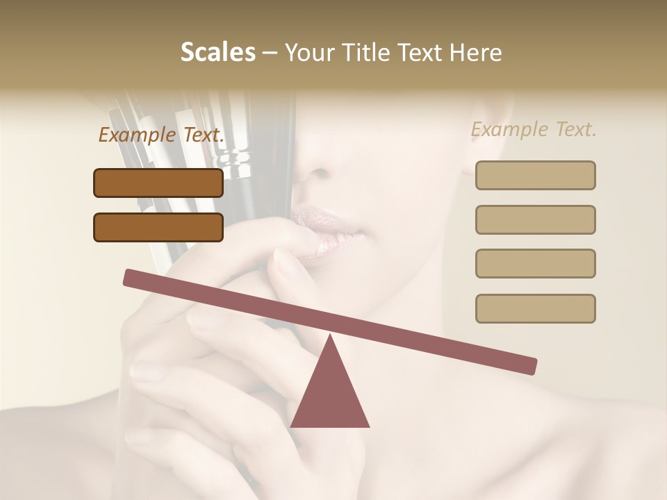 Model People Natural PowerPoint Template