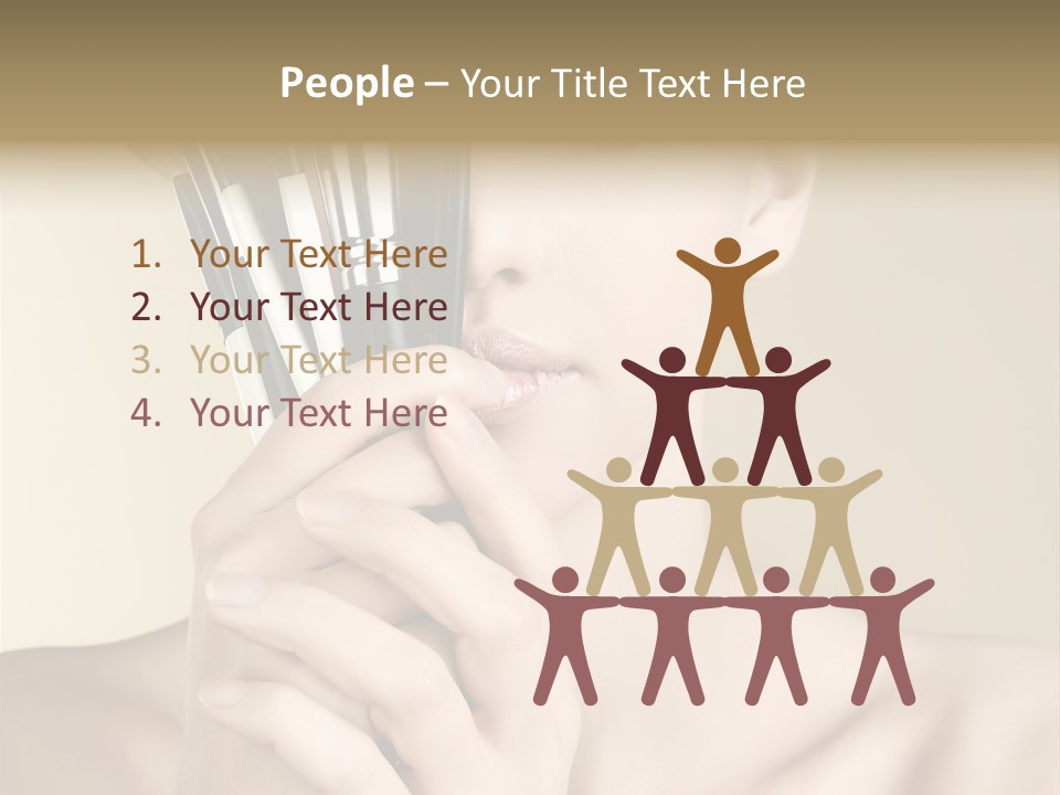 Model People Natural PowerPoint Template