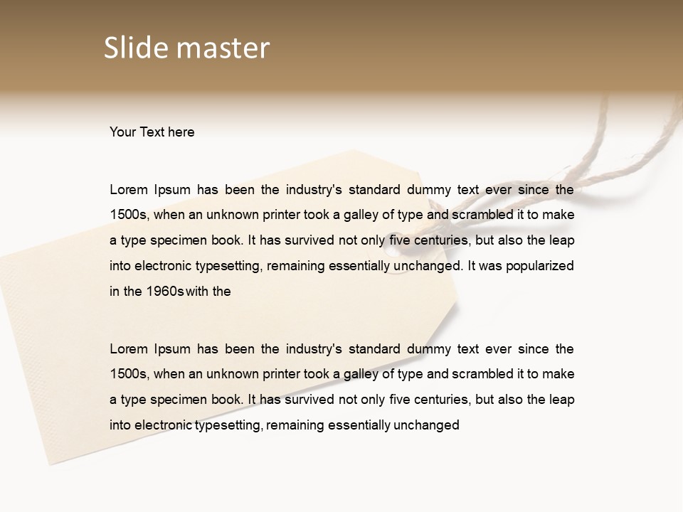 One Twine Notice PowerPoint Template