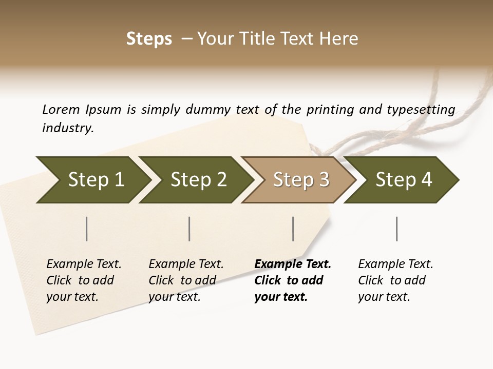 One Twine Notice PowerPoint Template