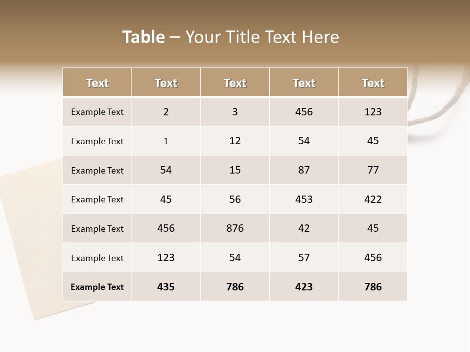 One Twine Notice PowerPoint Template