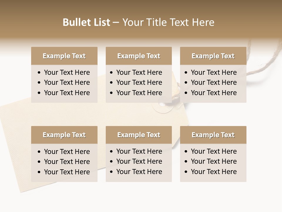 One Twine Notice PowerPoint Template