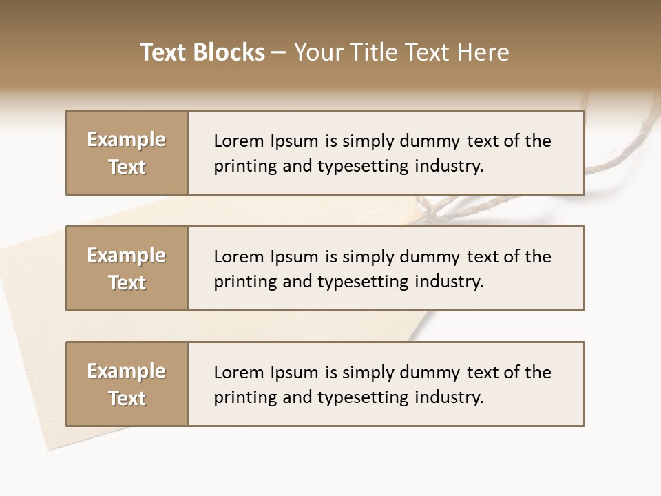 One Twine Notice PowerPoint Template