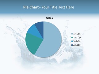 Purity Drops Isolated PowerPoint Template