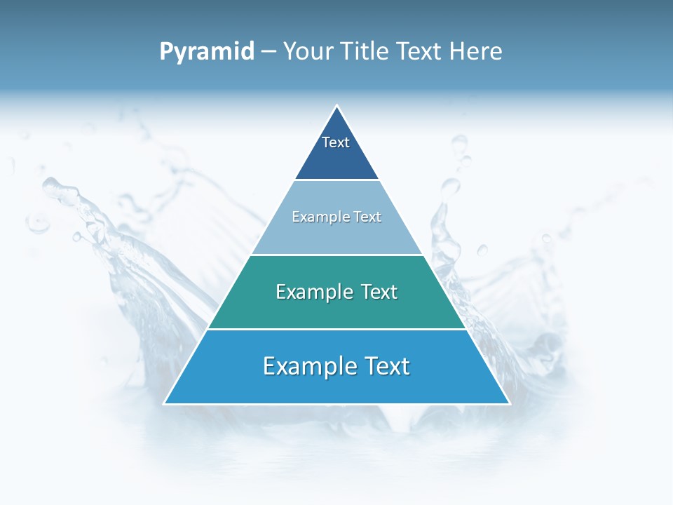 Purity Drops Isolated PowerPoint Template