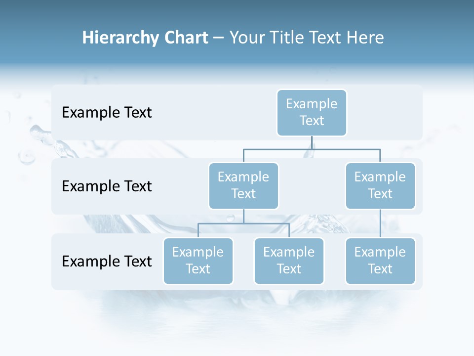 Purity Drops Isolated PowerPoint Template