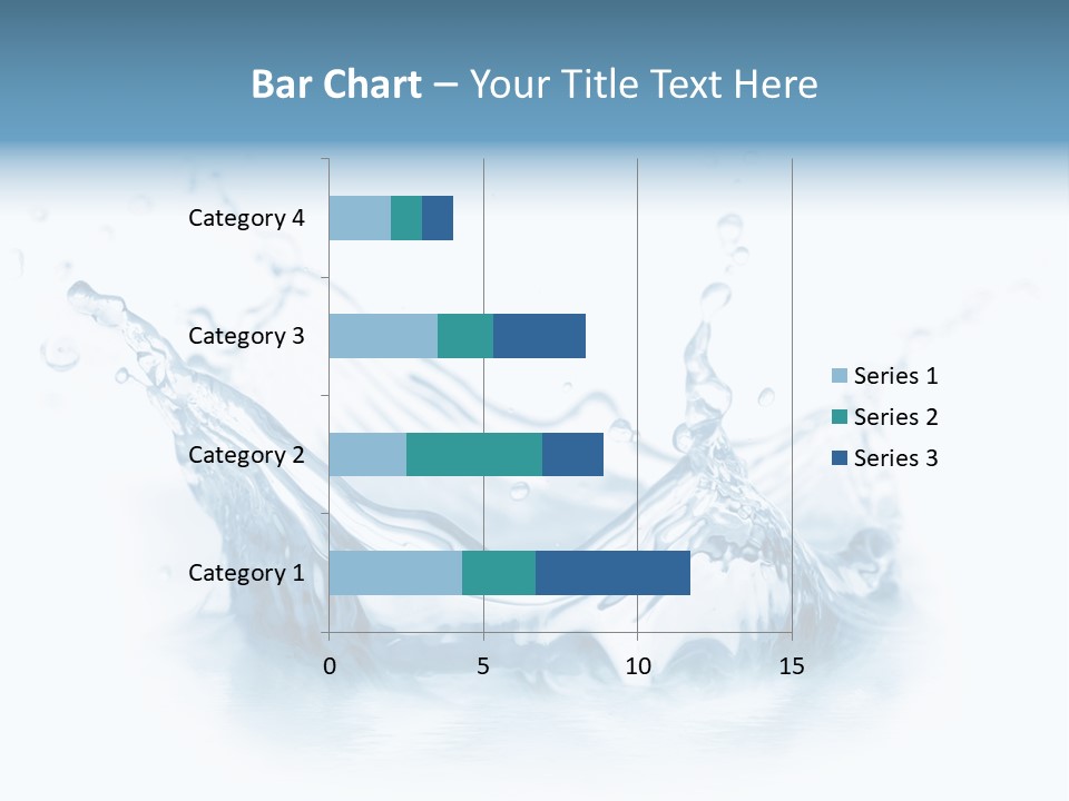 Purity Drops Isolated PowerPoint Template