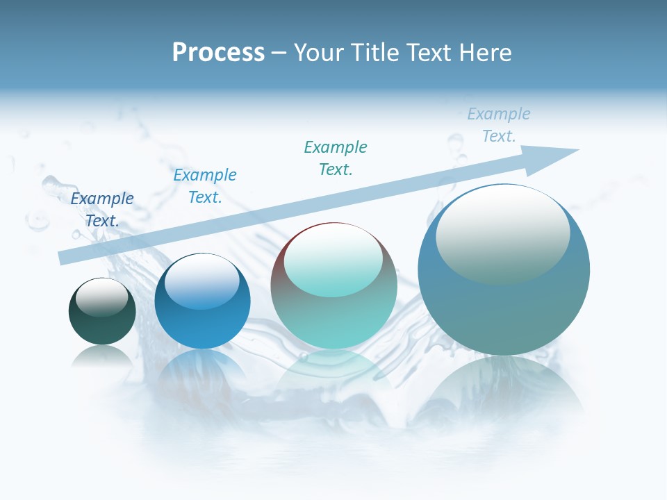 Purity Drops Isolated PowerPoint Template