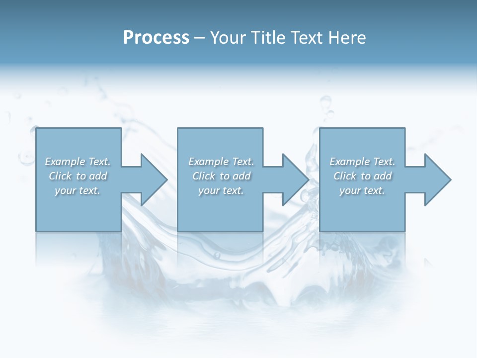 Purity Drops Isolated PowerPoint Template
