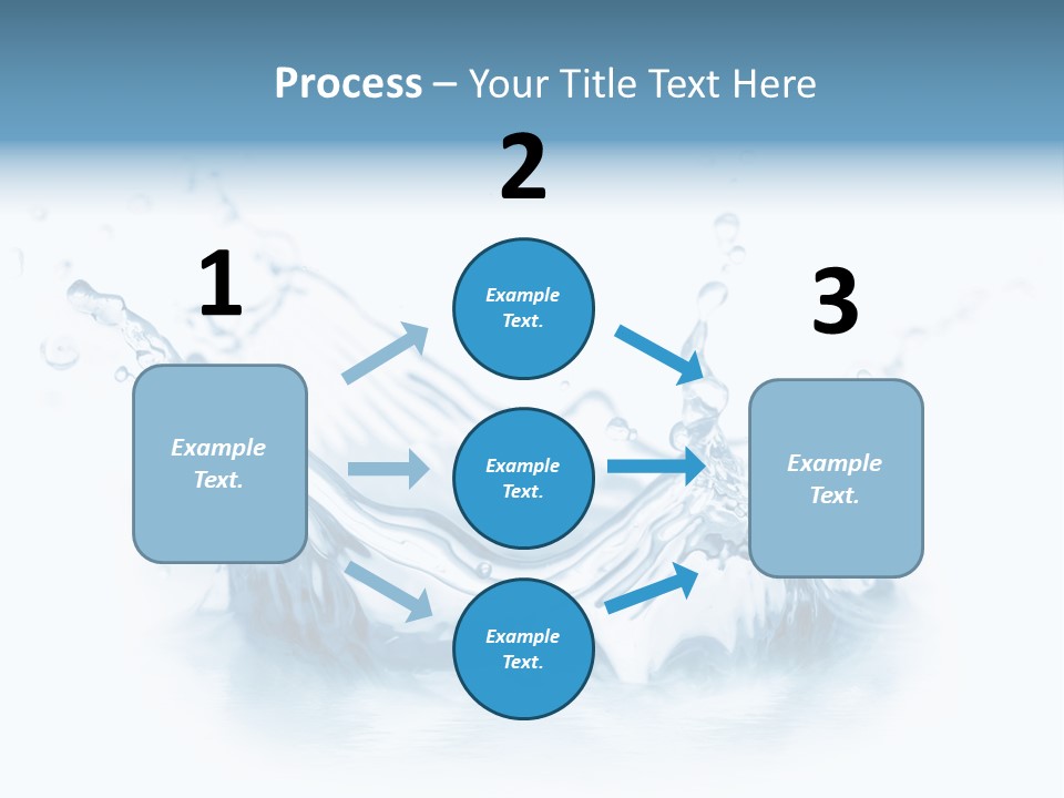 Purity Drops Isolated PowerPoint Template