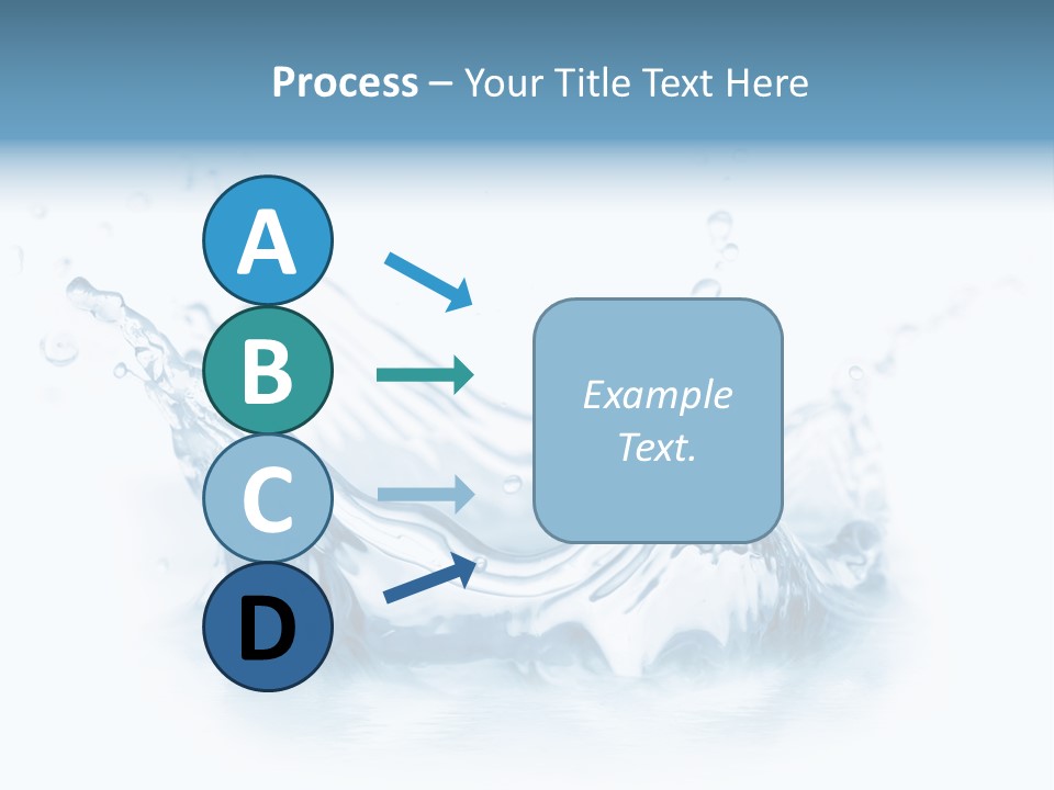 Purity Drops Isolated PowerPoint Template