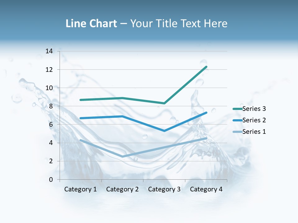 Purity Drops Isolated PowerPoint Template