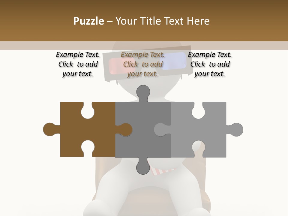 Entertainment Chair Cute PowerPoint Template