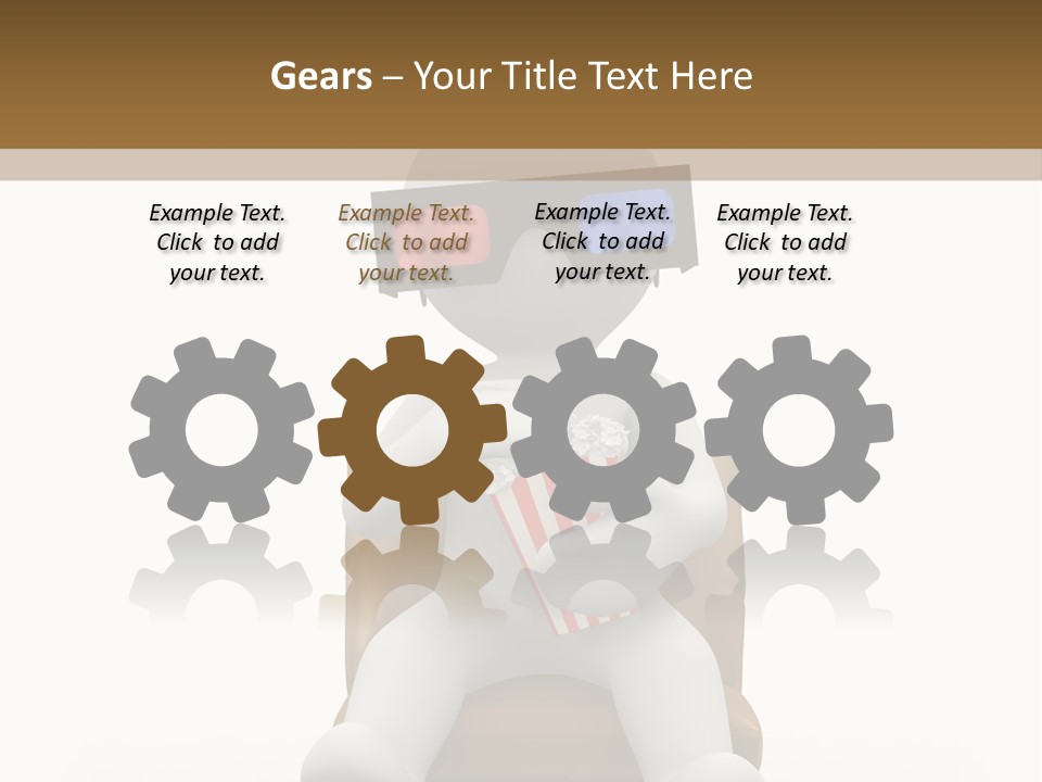 Entertainment Chair Cute PowerPoint Template