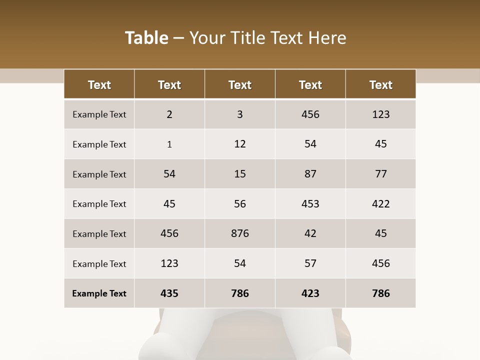 Entertainment Chair Cute PowerPoint Template