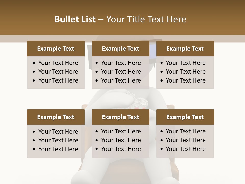 Entertainment Chair Cute PowerPoint Template