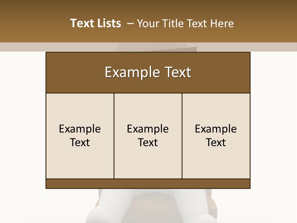 Entertainment Chair Cute PowerPoint Template