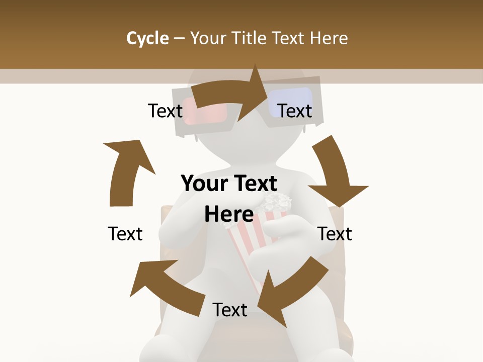 Entertainment Chair Cute PowerPoint Template