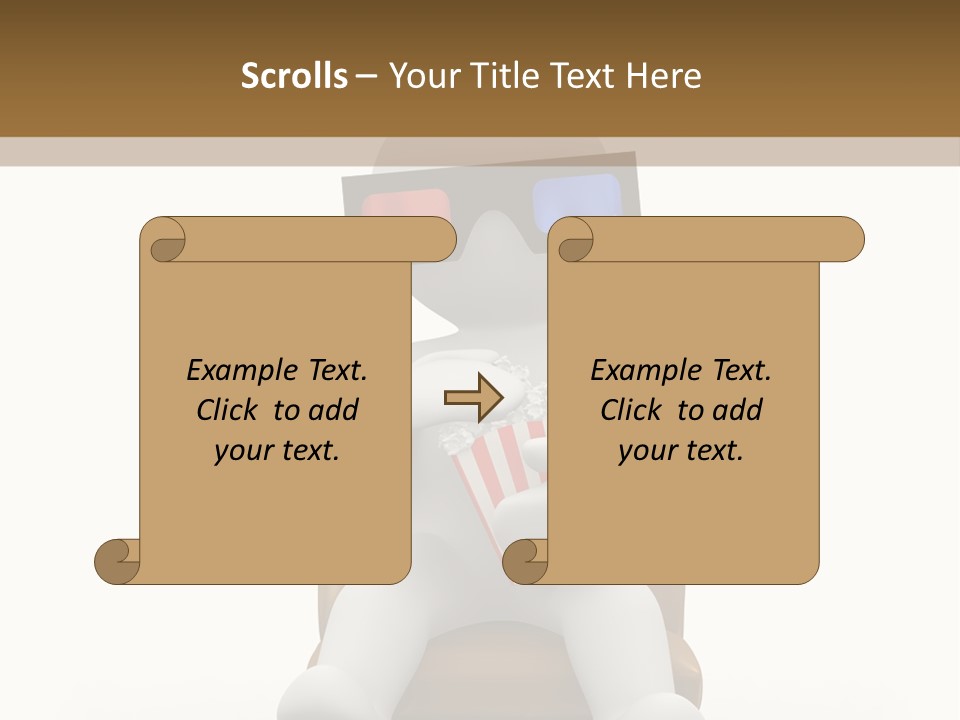 Entertainment Chair Cute PowerPoint Template