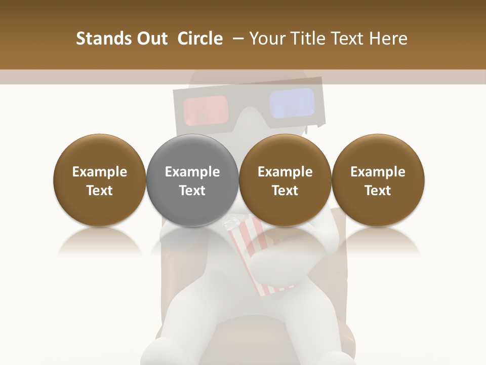 Entertainment Chair Cute PowerPoint Template