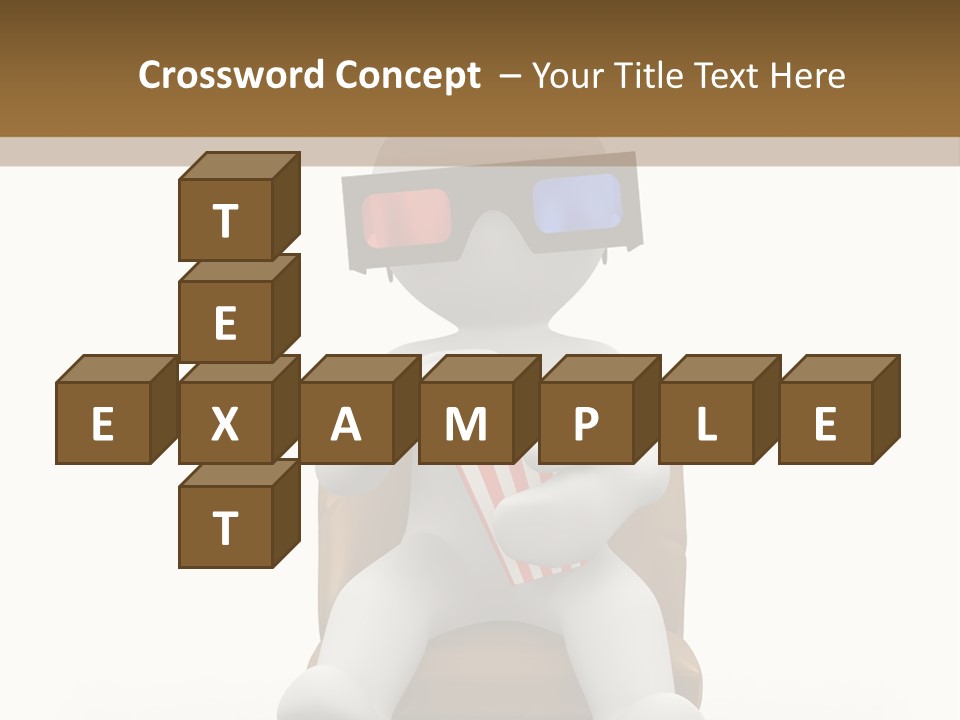 Entertainment Chair Cute PowerPoint Template