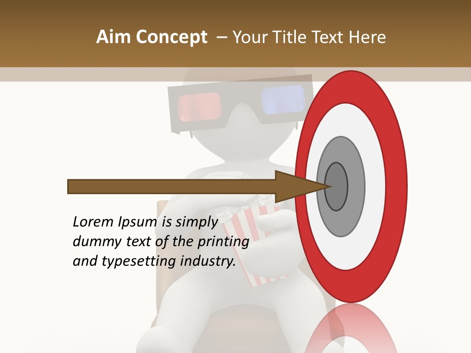 Entertainment Chair Cute PowerPoint Template