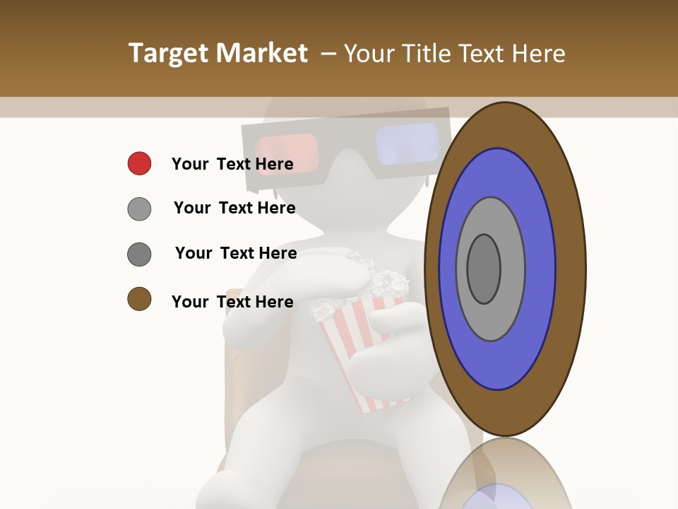 Entertainment Chair Cute PowerPoint Template