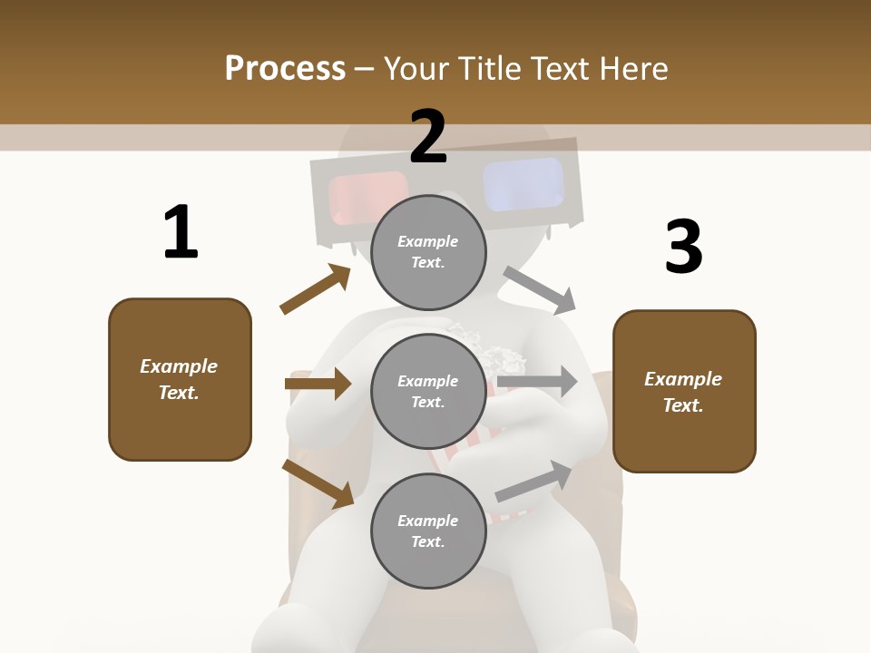 Entertainment Chair Cute PowerPoint Template