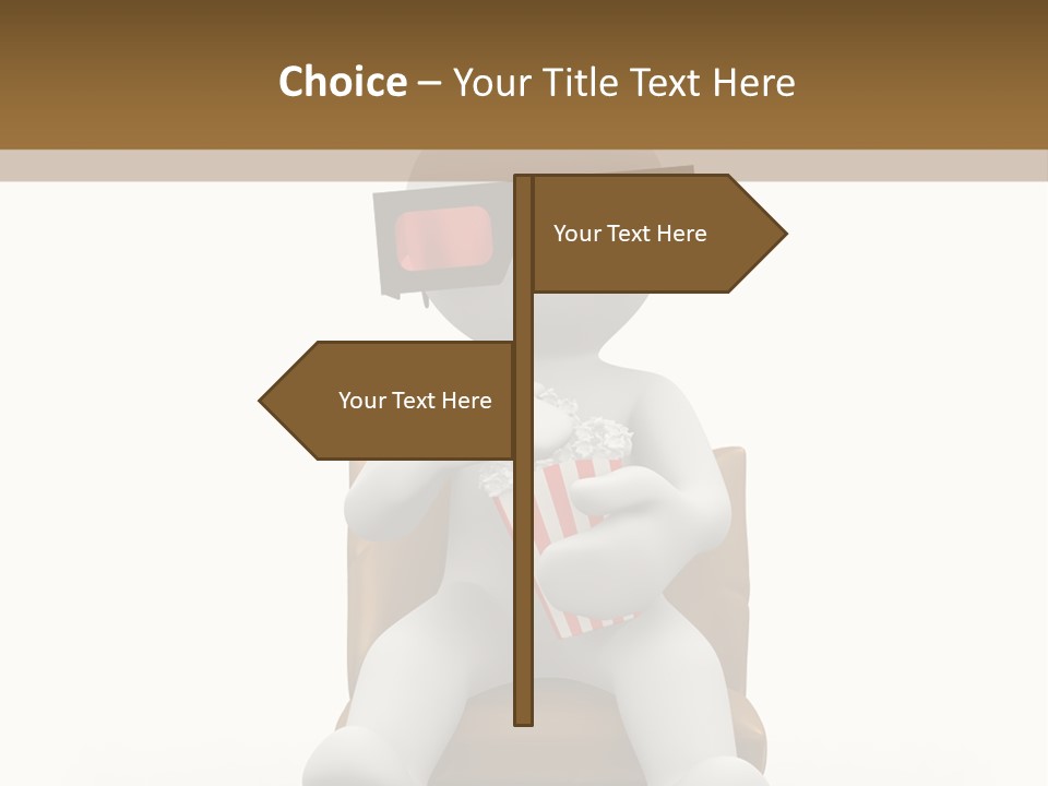 Entertainment Chair Cute PowerPoint Template