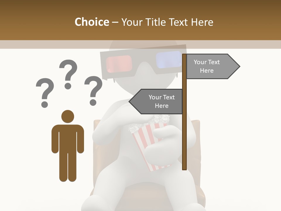 Entertainment Chair Cute PowerPoint Template