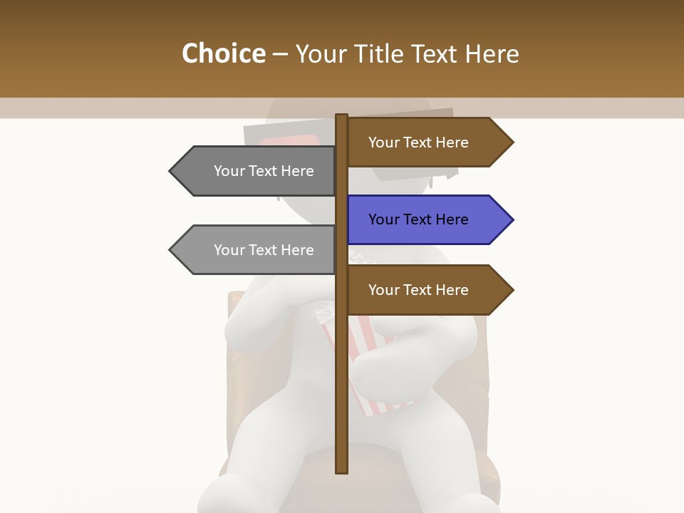 Entertainment Chair Cute PowerPoint Template