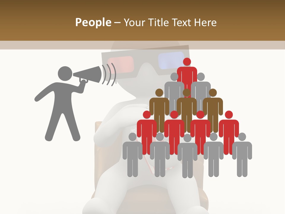 Entertainment Chair Cute PowerPoint Template